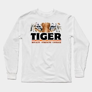 Regal Gaze: Tiger Long Sleeve T-Shirt